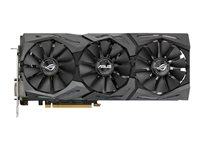 ASUS ROG STRIX-GTX1080-A8G-GAMING - Carte graphique - GF GTX 1080 - 8 Go GDDR5X - PCIe 3.0 x16 - DVI, 2 x HDMI, 2 x DisplayPort STRIX-GTX1080-A8G-GAMING