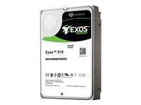 Seagate Exos X10 ST10000NM0016 - Disque dur - 10 To - interne - 3.5" - SATA 6Gb/s - NL - 7200 tours/min - mémoire tampon : 256 Mo ST10000NM0016