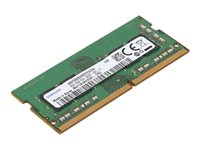 Lenovo - DDR4 - module - 8 Go - SO DIMM 260 broches - 2400 MHz / PC4-19200 - 1.2 V - mémoire sans tampon - non ECC - pour ThinkCentre M910; ThinkPad E48X; E58X; L380; L380 Yoga; P52s; T480; T580; V330-14; V330-15 4X70M60574