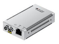 Allied Telesis AT MMC2000/ST - Convertisseur de média à fibre optique - GigE - 10Base-T, 1000Base-SX, 100Base-TX, 1000Base-T - RJ-45 / ST multi-mode - jusqu'à 550 m - 850 nm - Conformité TAA AT-MMC2000/ST-960