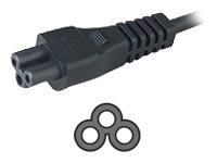 Belkin PRO Series Laptop AC Replacement Power cable - Câble d'alimentation - IEC 60320 C5 pour BS 1363 (M) - 1.8 m - noir - Royaume-Uni F3A214B06-UK