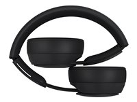 Beats Solo Pro - Écouteurs avec micro - sur-oreille - Bluetooth - sans fil - Suppresseur de bruit actif - noir MRJ62ZM/A
