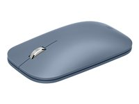 Microsoft Modern Mobile Mouse - Souris - droitiers et gauchers - optique - 3 boutons - sans fil - Bluetooth 4.2 - bleu pastel KTF-00029