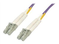 MCL - Câble réseau - LC multi-mode (M) pour LC multi-mode (M) - 10 m - fibre optique - 50 / 125 microns - OM3 FJOM3/LCLC-10M
