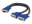 C2G Ultima SXGA Monitor Y-cable - Rallonge de câble VGA - HD-15 (M) pour HD-15 (F) - moulé - Charbon
