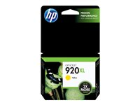 HP 920XL - 6 ml - à rendement élevé - jaune - original - cartouche d'encre - pour Officejet 6500, 6500 E709a, 6500 E709c, 6500A, 6500A E710a, 7500A CD974AE#BGX