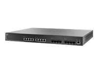Cisco 550X Series SG550XG-8F8T - Commutateur - C3 - Géré - 8 x 10GBase-T + 8 x 10 Gigabit SFP+ - de bureau, Montable sur rack SG550XG-8F8T-K9-EU