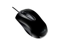 ASUS UT200 - Souris - droitiers et gauchers - optique - 3 boutons - filaire - USB - noir 90-XB0L00MU00040-