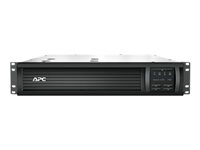 APC Smart-UPS 750 LCD - Onduleur (rack-montable) - CA 230 V - 500 Watt - 750 VA - RS-232, USB - connecteurs de sortie : 4 - 2U - noir - pour P/N: AR4018SPX432, AR4024SP, AR4024SPX429, AR4024SPX431, AR4024SPX432, NBWL0356A SMT750RMI2U