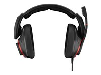 EPOS I SENNHEISER GSP 600 - Micro-casque - circum-aural - filaire - jack 3,5mm - noir, rouge 1000244