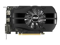 ASUS PH-GTX1050TI-4G - Carte graphique - GF GTX 1050 Ti - 4 Go GDDR5 - PCIe 3.0 x16 - DVI, HDMI, DisplayPort 90YV0A70-M0NA00