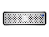 G-Technology G-DRIVE - Disque dur - 4 To - externe (de bureau) - USB 3.1 Gen 1 / Thunderbolt 3 (USB-C connecteur) - 7200 tours/min - argent 0G05364