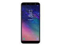 Samsung Galaxy A6+ - 4G smartphone - double SIM - RAM 3 Go / Mémoire interne 32 Go - microSD slot - écran OEL - 6" - 2220 x 1080 pixels - 2x caméras arrière 16 MP, 5 MP - front camera 24 MP - mauve SM-A605FZVNXEF