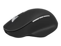 Microsoft Precision Mouse - Souris - ergonomique - pour droitiers - optique - 6 boutons - sans fil, filaire - USB, Bluetooth 4.0 - noir GHV-00002