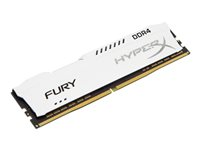 HyperX FURY - DDR4 - 16 Go - DIMM 288 broches - 2133 MHz / PC4-17000 - CL14 - 1.2 V - mémoire sans tampon - non ECC - blanc HX421C14FW/16