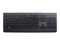 Lenovo Professional - Clavier - sans fil - 2.4 GHz - US avec le symbole de l'euro 4X30H56874