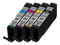 Canon CLI-581XXL C/M/Y/BK Multi Pack - Pack de 4 - 11.7 ml - Very High Yield - noir, jaune, cyan, magenta - original - coque avec sécurité - réservoir d'encre - pour PIXMA TS6251, TS6350, TS6351, TS705, TS8252, TS8350, TS8351, TS8352, TS9550, TS9551 1998C004