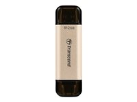 Transcend JetFlash 930C - Clé USB - 128 Go - USB 3.2 Gen 1 / USB-C - or TS128GJF930C