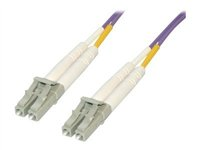 MCL - Câble réseau - LC multi-mode (M) pour LC multi-mode (M) - 3 m - fibre optique - 50 / 125 microns - OM3 FJOM3/LCLC-3M