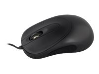 Uniformatic - Souris - optique - 3 boutons - filaire - USB - noir 82011