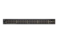 Cisco Small Business SG350X-48 - Commutateur - Géré - 48 x 1000Base-T + 2 x combo 10 gigabits SFP+ + 2 x 10 Gigabit SFP+ - Montable sur rack SG350X-48-K9-EU
