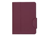 Targus VersaVu Classic - Étui à rabat pour tablette - polyuréthane, cuir artificiel - bordeaux - 11" - pour Apple 11-inch iPad Pro (1ère génération) THZ74413GL