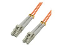 MCL - Câble réseau - LC multi-mode (M) pour LC multi-mode (M) - 1 m - fibre optique - 62,5 / 125 microns - OM1 - sans halogène FJOM1/LCLC-1M