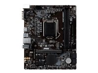 MSI B365M PRO-VH - Carte-mère - micro ATX - Socket LGA1151 - B365 - USB 3.1 Gen 1 - Gigabit LAN - carte graphique embarquée (unité centrale requise) - audio HD (8 canaux) B365M PRO-VH