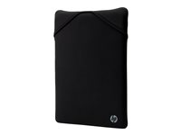 HP Reversible Sleeve - Housse d'ordinateur portable - 13.3" - noir - pour Chromebook 11A G8, 11MK G9; Chromebook x360; Elite x2; ProBook 635; ProBook x360 7ZE82AA