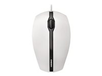 CHERRY GENTIX - Souris - droitiers et gauchers - optique - 3 boutons - filaire - USB - gris, blanc JM-0300-0