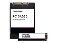 WD PC SA530 - SSD - chiffré - 256 Go - interne - M.2 2280 - SATA 6Gb/s - AES 256 bits - TCG Opal Encryption 2.01 SDATN8Y-256G