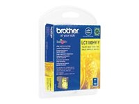 Brother LC1100HYYBP - Haute capacité - jaune - original - blister - cartouche d'encre - pour Brother DCP-6690CW, MFC-5890CN, MFC-6490CW LC1100HYYBP