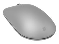 Microsoft Modern Mouse - Souris - droitiers et gauchers - optique - 2 boutons - sans fil - Bluetooth 4.0 - soft silver ELH-00002