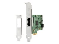 Intel I350-T2 - Adaptateur réseau - PCIe 2.1 x4 profil bas - Gigabit Ethernet x 2 - pour Workstation Z1 G5 Entry, Z2 G4, Z2 G8, Z2 G9, Z4 G4, Z440, Z6 G4, Z8 G4 V4A91AA