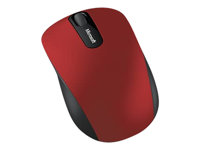 Microsoft Bluetooth Mobile Mouse 3600 - Souris - droitiers et gauchers - optique - 3 boutons - sans fil - Bluetooth 4.0 - rouge foncé PN7-00014