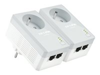 TP-Link TL-PA4025PKIT - - kit d'adaptation pour courant porteur - - HomePlug AV (HPAV) - Branchement mural (pack de 2) TL-PA4025PKIT