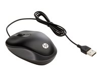 HP Travel - Souris - optique - 3 boutons - filaire - USB G1K28AA#ABB