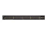 Cisco 550X Series SG550X-48 - Commutateur - C3 - Géré - 48 x 10/100/1000 + 2 x SFP+ 10 Go (liaison montante) + 2 x 10GBase-T combo (liaison montante) - Montable sur rack SG550X-48-K9-EU