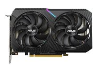 ASUS DUAL-GTX1660S-O6G-MINI - OC Edition - carte graphique - GF GTX 1660 SUPER - 6 Go GDDR6 - PCIe 3.0 x16 - DVI, HDMI, DisplayPort 90YV0DT4-M0NA00