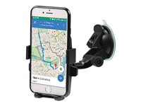 Mobilis - Support pour voiture pour téléphone portable - universal, 2-in-1, suction, automatic - de 55 mm à 80 mm de large - noir 001289