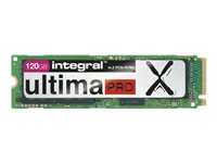 Integral UltimaPro X - SSD - 120 Go - interne - M.2 2280 - PCIe 3.0 x4 (NVMe) INSSD120GM280NUPX