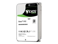 Seagate Exos X12 ST12000NM0027 - Disque dur - 12 To - interne - 3.5" - SAS 12Gb/s - 7200 tours/min - mémoire tampon : 256 Mo ST12000NM0027