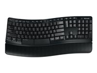 Microsoft Sculpt Comfort Desktop - Ensemble clavier et souris - sans fil - 2.4 GHz - français L3V-00007