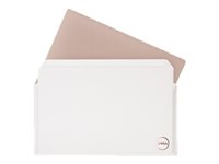 Dell Premier Sleeve 13 - Housse d'ordinateur portable - blanc avec des accents en or rose - pour XPS 13 7390, 13 9365 2-in-1, 13 9370, 13 9380 PM-SL-WT-3-19