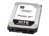 HGST Ultrastar He10 HUH721010AL5201 - Disque dur - chiffré - 10 To - interne - 3.5" - SAS 12Gb/s - 7200 tours/min - mémoire tampon : 256 Mo - Self-Encrypting Drive (SED) 0F27353