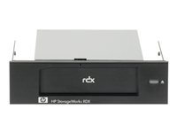 HPE RDX Removable Disk Backup System - Lecteur de disque - cartouche RDX - USB 2.0 - interne - 5.25" - avec Cartouche 500 Go - pour Workstation xw4600; ProLiant DL120 G7, DL165 G7, DL370 G6, DL380 G6, DL580 G5, ML110 G7 AJ934A