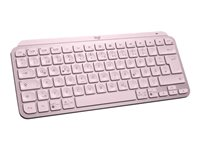 Logitech MX Keys Mini - Clavier - rétroéclairé - Bluetooth - AZERTY - Français - rose 920-010484