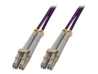MCL - Câble réseau - LC multi-mode (M) pour LC multi-mode (M) - 3 m - fibre optique - 50 / 125 microns - OM4 FJOM4/LCLC-3M