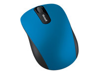 Microsoft Bluetooth Mobile Mouse 3600 - Souris - droitiers et gauchers - optique - 3 boutons - sans fil - Bluetooth 4.0 - bleu PN7-00024