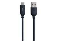 PNY - Câble USB - USB Type A (M) pour USB-C (M) - USB 2.0 - 1.01 m - noir C-UA-TC-K20-03